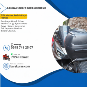 Sahrayıcedit eczane kurye